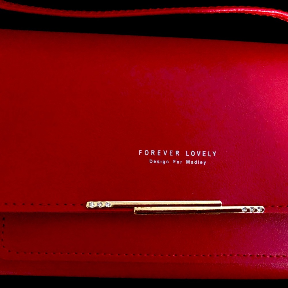 Red crossbody